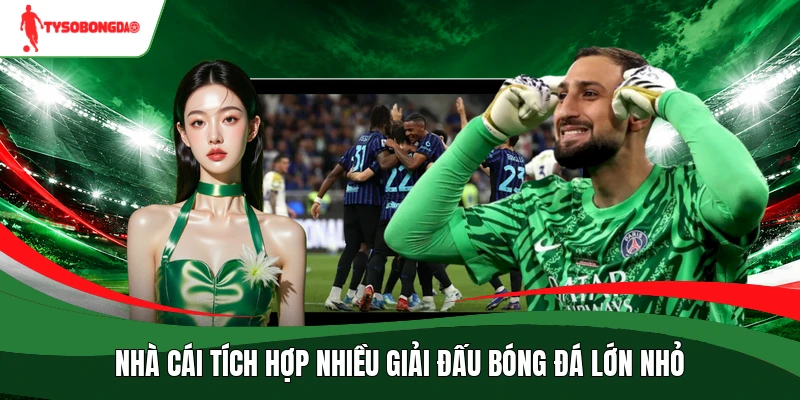 Nhà cái tích hợp nhiều giải đấu bóng đá lớn nhỏ
